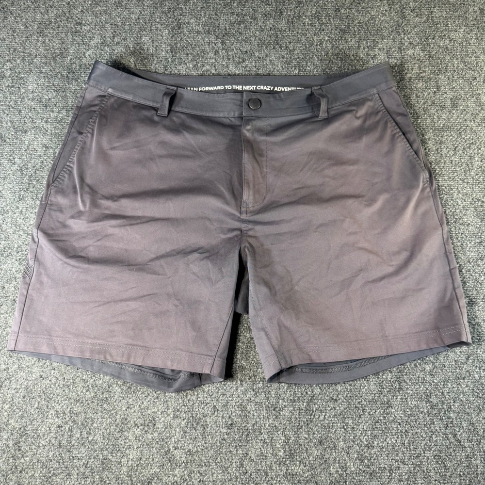 Rhone Commuter Shorts Mens 36 Dark Gray Performance Stretch 7" Inseam RN141364